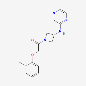 1-(3-(Pyrazin-2-ylamino)azetidin-1-yl)-2-(o-tolyloxy)ethan-1-one