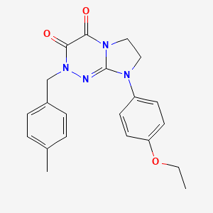 8-(4-ethoxyphenyl)-2-(4-methylbenzyl)-7,8-dihydroimidazo[2,1-c][1,2,4]triazine-3,4(2H,6H)-dione