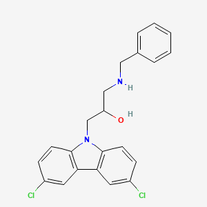 1-(benzylamino)-3-(3,6-dichloro-9H-carbazol-9-yl)propan-2-ol