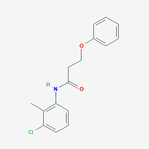 N-(3-chloro-2-methylphenyl)-3-phenoxypropanamide