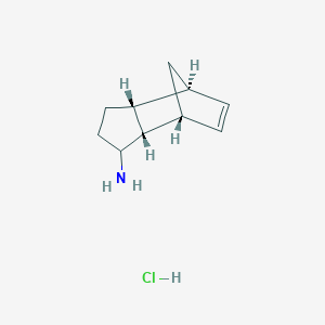 (1R,2S,6R,7S)-Tricyclo[5.2.1.02,6]dec-8-en-3-amine;hydrochloride