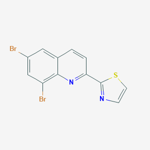 6,8-Dibromo-2-(1,3-thiazol-2-yl)quinoline