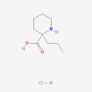 2-Propylpiperidine-2-carboxylic acid;hydrochloride