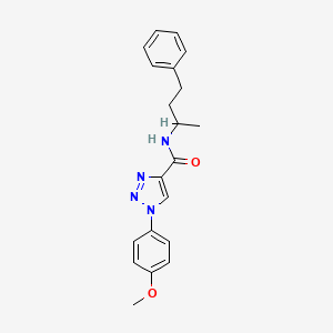 1-(4-methoxyphenyl)-N-(4-phenylbutan-2-yl)-1H-1,2,3-triazole-4-carboxamide