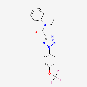 N-ethyl-N-phenyl-2-(4-(trifluoromethoxy)phenyl)-2H-tetrazole-5-carboxamide