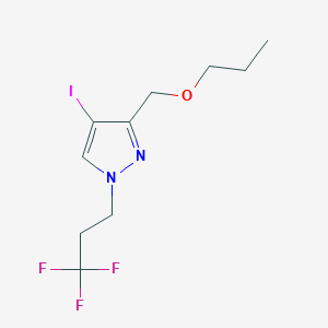 4-iodo-3-(propoxymethyl)-1-(3,3,3-trifluoropropyl)-1H-pyrazole