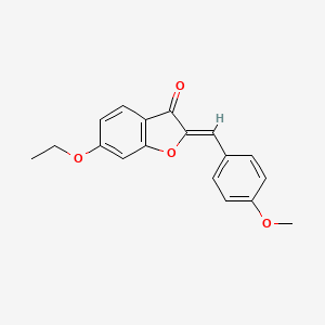 (Z)-6-ethoxy-2-(4-methoxybenzylidene)benzofuran-3(2H)-one
