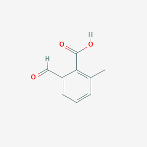 molecular formula C9H8O3 B2605436 2-Formyl-6-methylbenzoic acid CAS No. 20771-96-4