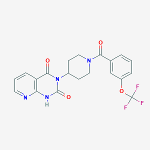 3-(1-(3-(trifluoromethoxy)benzoyl)piperidin-4-yl)pyrido[2,3-d]pyrimidine-2,4(1H,3H)-dione