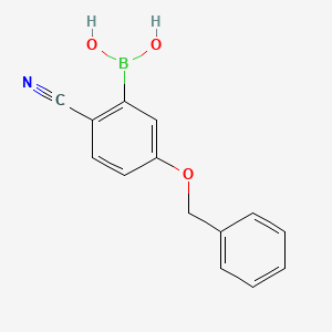 (5-(Benzyloxy)-2-cyanophenyl)boronic acid