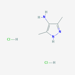 B2605495 3,5-Dimethyl-1h-pyrazol-4-amine dihydrochloride CAS No. 1056451-38-7; 5272-86-6