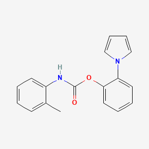 2-(1H-pyrrol-1-yl)phenyl N-(2-methylphenyl)carbamate