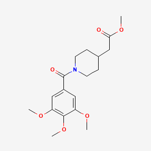 Methyl [1-(3,4,5-trimethoxybenzoyl)piperidin-4-YL]acetate
