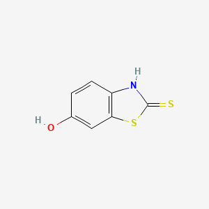 molecular formula C7H5NOS2 B2605512 2-Mercaptobenzo[d]thiazol-6-ol CAS No. 74537-63-6