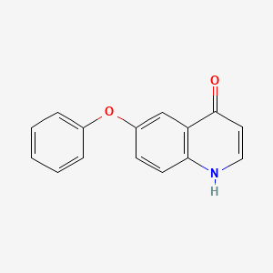 molecular formula C15H11NO2 B2605547 6-Phenoxy-1,4-dihydroquinolin-4-one CAS No. 855871-94-2