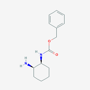 molecular formula C14H20N2O2 B2605571 Benzyl (1S,2R)-2-aminocyclohexylcarbamate CAS No. 1067631-21-3; 445479-92-5