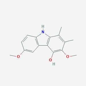 molecular formula C16H17NO3 B026056 Carbazomycin C CAS No. 108073-62-7