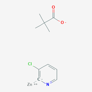 molecular formula C10H12ClNO2Zn B2605630 zinc;3-chloro-2H-pyridin-2-ide;2,2-dimethylpropanoate CAS No. 2021255-88-7