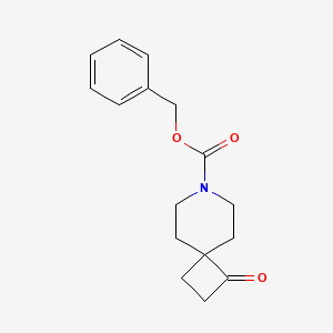 molecular formula C16H19NO3 B2605645 Benzyl 3-oxo-7-azaspiro[3.5]nonane-7-carboxylate CAS No. 166306-17-8