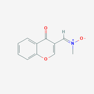 molecular formula C11H9NO3 B2605657 methyl[(E)-(4-oxo-4H-chromen-3-yl)methylidene]ammoniumolate CAS No. 1164508-97-7