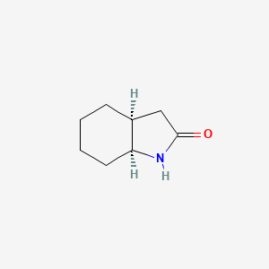 molecular formula C8H13NO B2605701 rel-(3aR,7aR)-Octahydro-2H-indol-2-one CAS No. 1195-13-7
