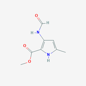 molecular formula C8H10N2O3 B2605722 methyl 3-formamido-5-methyl-1H-pyrrole-2-carboxylate CAS No. 1936559-58-8