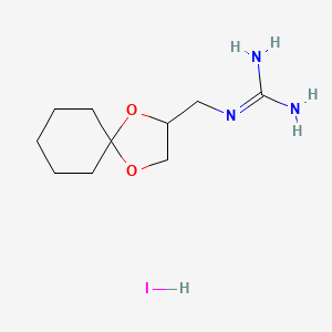 molecular formula C10H20IN3O2 B2605872 Guanadrel hydroiodide CAS No. 1443980-00-4