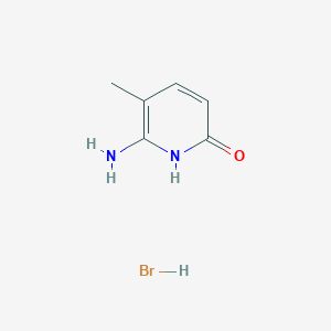 6-Amino-5-methyl-1H-pyridin-2-one;hydrobromide