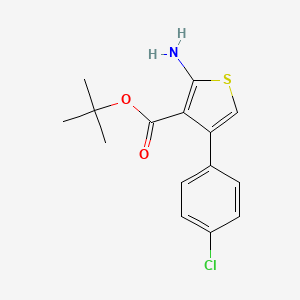 Tert-butyl 2-amino-4-(4-chlorophenyl)thiophene-3-carboxylate