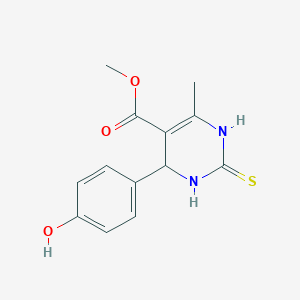 Methyl 4-(4-hydroxyphenyl)-6-methyl-2-thioxo-1,2,3,4-tetrahydropyrimidine-5-carboxylate