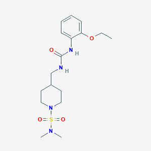 3-{[1-(Dimethylsulfamoyl)piperidin-4-yl]methyl}-1-(2-ethoxyphenyl)urea