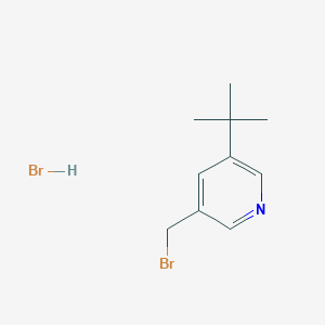 3-(Bromomethyl)-5-tert-butylpyridine hydrobromide