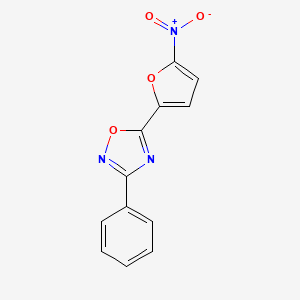 5-(5-Nitrofuran-2-yl)-3-phenyl-1,2,4-oxadiazole