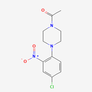 1-Acetyl-4-(4-chloro-2-nitrophenyl)piperazine