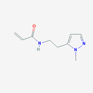 N-[2-(1-methyl-1H-pyrazol-5-yl)ethyl]prop-2-enamide
