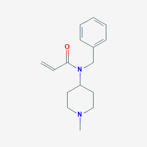 molecular formula C16H22N2O B2606529 N-Benzyl-N-(1-methylpiperidin-4-yl)prop-2-enamide CAS No. 2189108-67-4