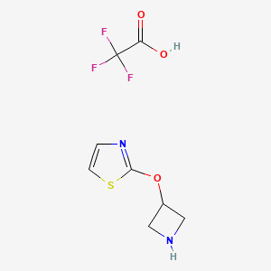 2-(Azetidin-3-yloxy)-1,3-thiazole;2,2,2-trifluoroacetic acid
