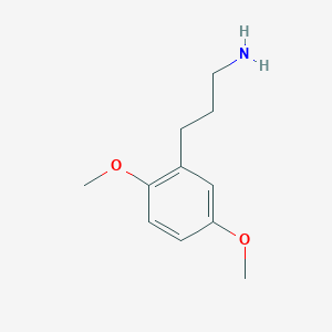 molecular formula C11H17NO2 B2606569 3-(2,5-Dimethoxyphenyl)propan-1-amine CAS No. 56966-37-1