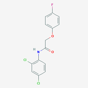 molecular formula C14H10Cl2FNO2 B260657 N-(2,4-dichlorophenyl)-2-(4-fluorophenoxy)acetamide 