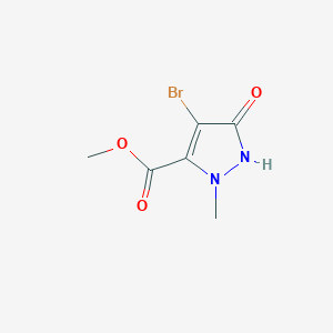 Methyl 4-bromo-2-methyl-5-oxo-1H-pyrazole-3-carboxylate
