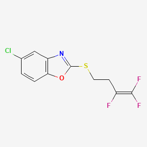5-Chloro-1,3-benzoxazol-2-yl 3,4,4-trifluoro-3-butenyl sulfide