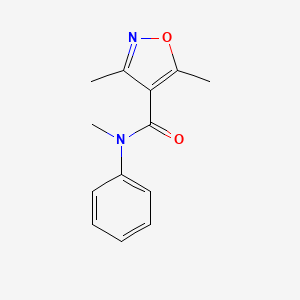 N,3,5-trimethyl-N-phenyl-4-isoxazolecarboxamide