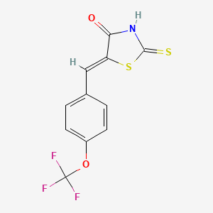 (Z)-2-thioxo-5-(4-(trifluoromethoxy)benzylidene)thiazolidin-4-one