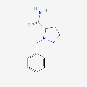 molecular formula C12H16N2O B2606589 1-Benzylpyrrolidine-2-carboxamide CAS No. 114883-84-0; 60169-70-2