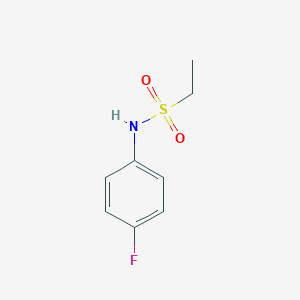 molecular formula C8H10FNO2S B260659 N-(4-fluorophenyl)ethanesulfonamide 