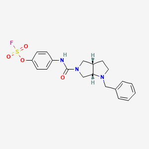 (3As,6aS)-1-benzyl-5-[(4-fluorosulfonyloxyphenyl)carbamoyl]-2,3,3a,4,6,6a-hexahydropyrrolo[2,3-c]pyrrole