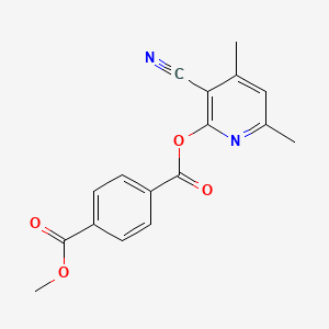 1-(3-Cyano-4,6-dimethyl-2-pyridinyl) 4-methyl terephthalate