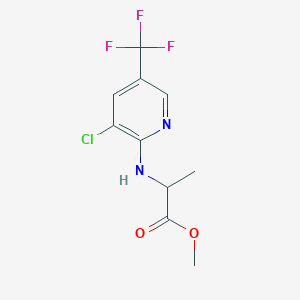 Methyl 2-[[3-chloro-5-(trifluoromethyl)pyridin-2-yl]amino]propanoate