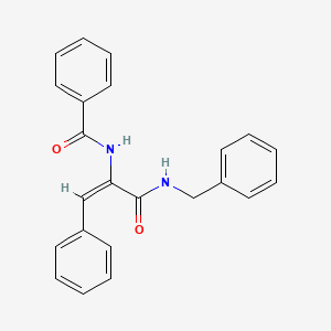 N-(1-Benzylcarbamoyl-2-phenyl-vinyl)-benzamide