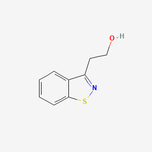 molecular formula C9H9NOS B2606657 1,2-苯并异噻唑-3-乙醇 CAS No. 259110-30-0